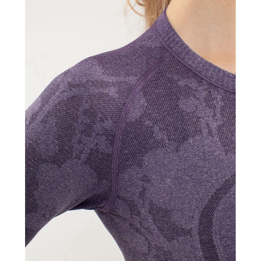 Lululemon Run: Swiftly Tech Long Sleeve Special Edition Concord Grape Women's 10 - Picture 3 of 9